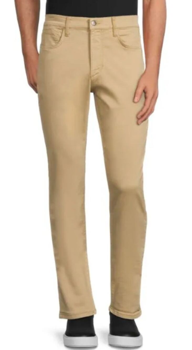 Joe's Jeans Kinetic Dean French Terry Slim Tapered Tan Slim Jean size 28 NEW Tag